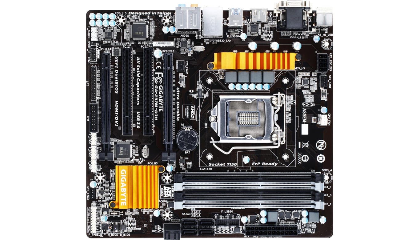 Płyty główne Socket 1150 Gigabyte GA-Z97M-D3H