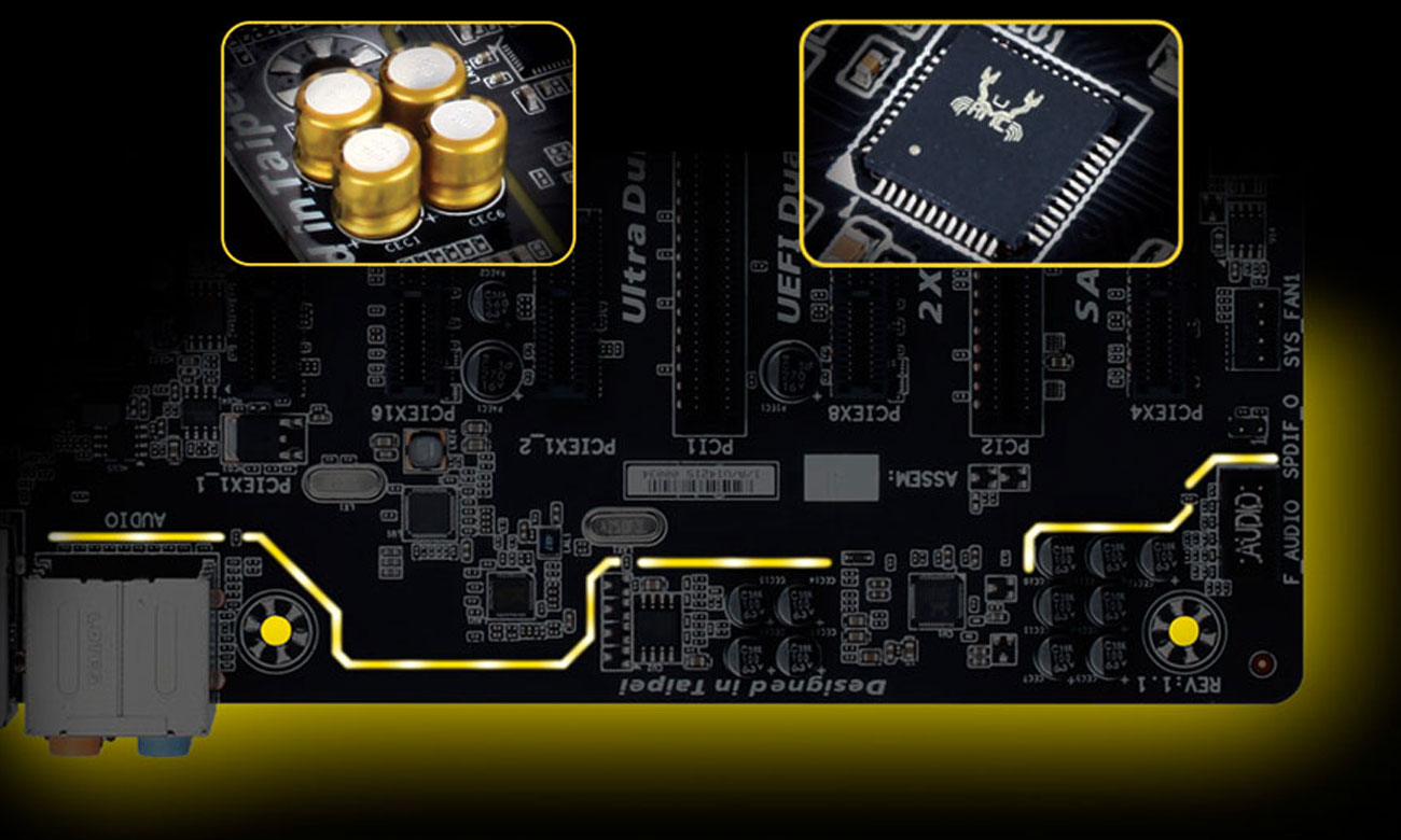 Gigabyte GA-Z97X-UD5H audio