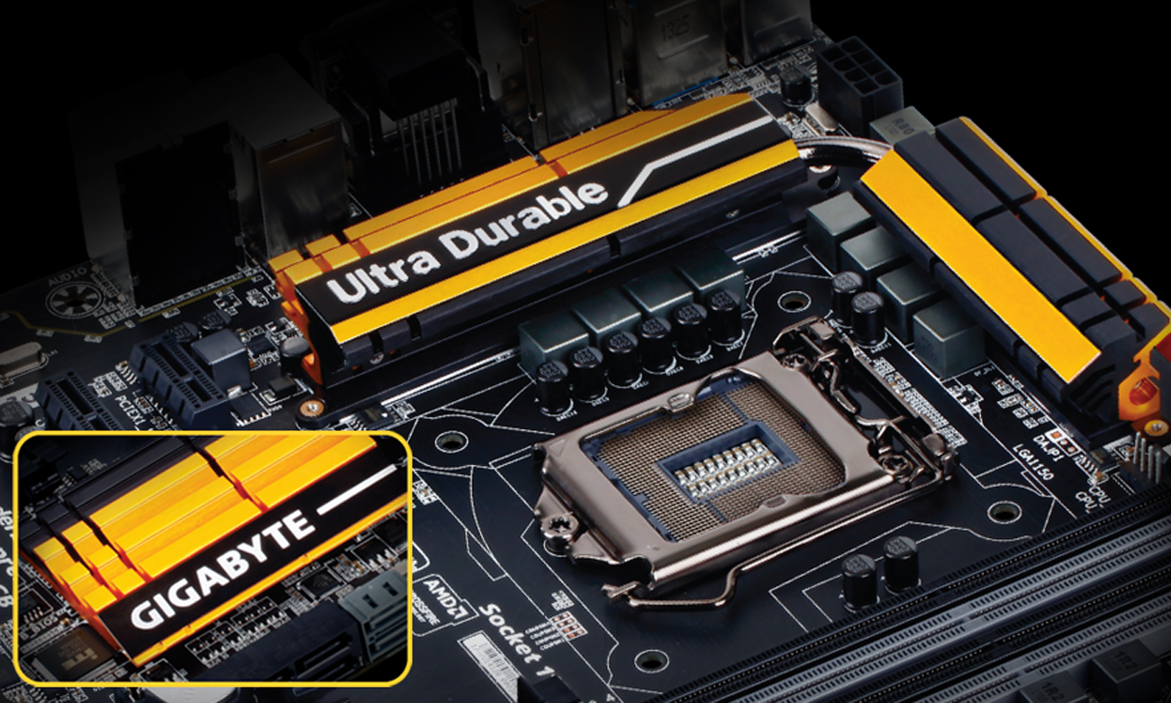 Gigabyte GA-Z97X-UD7 TH Chłodzenie