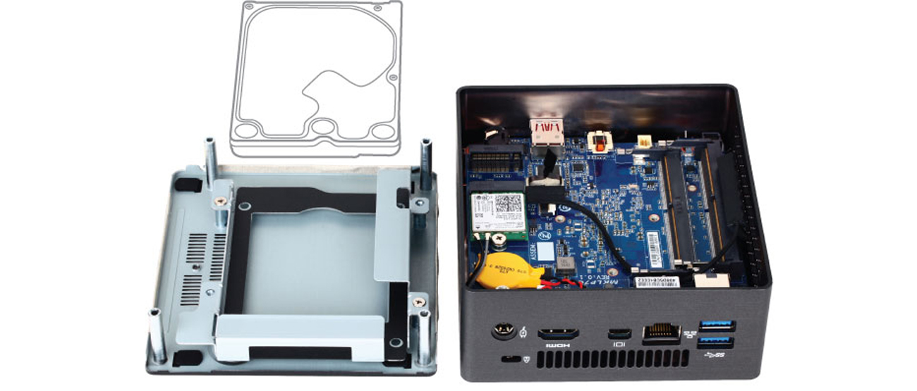 Gigabyte BRIX GB-BSi3HA-6100 Wsparcie M.2 SATA III