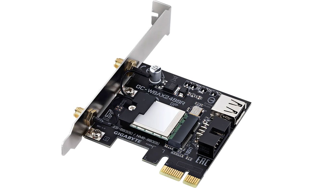 Gigabyte Aorus GC-WBAX2400R interfejs PCIe