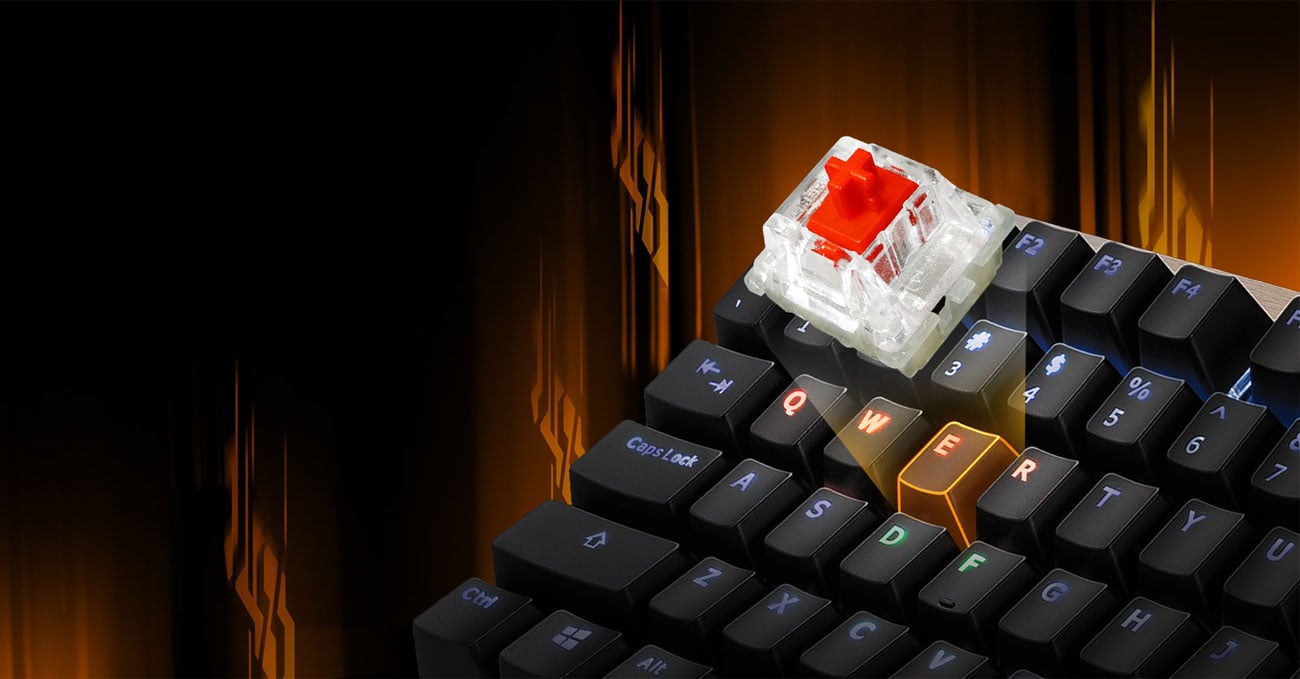 Gigabyte AORUS K7 Przełączniki Mechaniczne