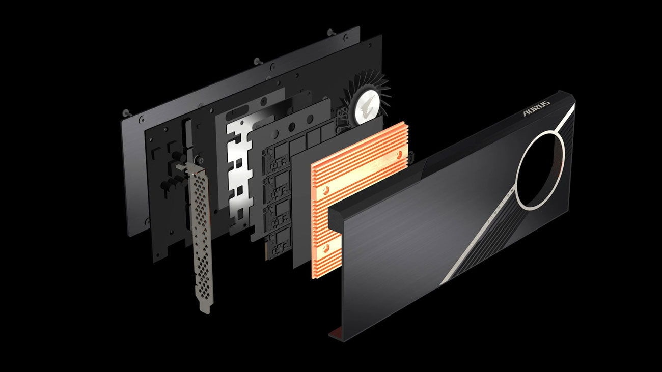 Gigabyte PCIe Gen4 NVMe AIC AORUS 2TB