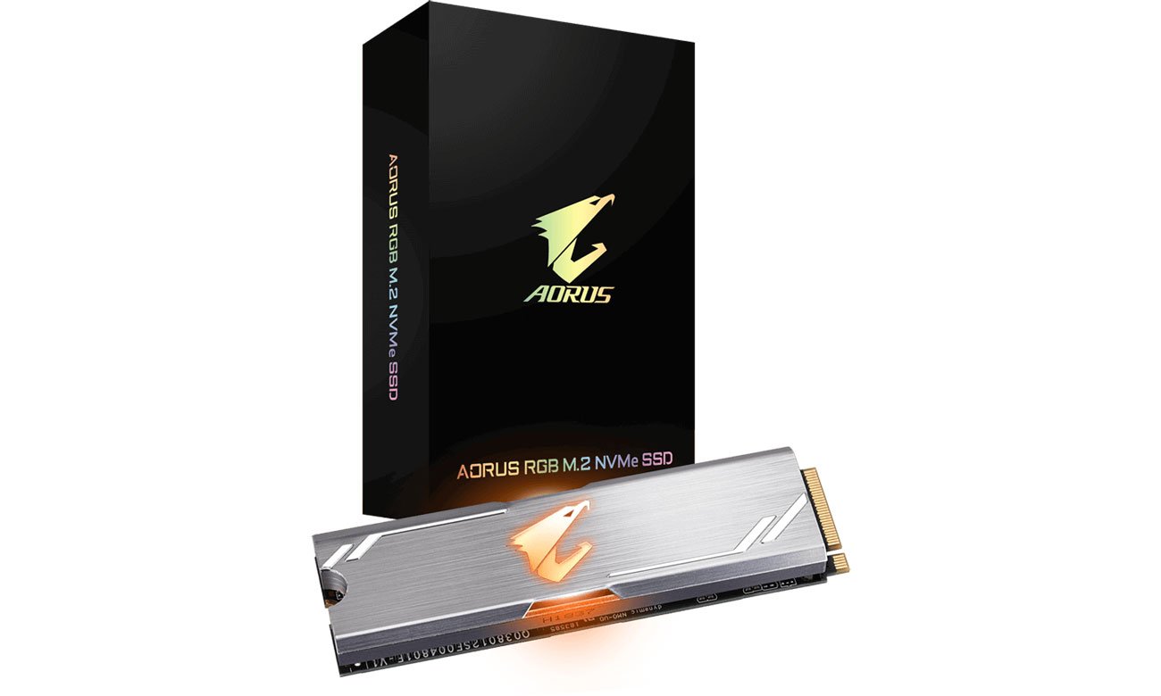 Dysk SSD Gigabyte 512GB AORUS RGB M.2 2280 NVMe GP-ASM2NE2512GTTDR