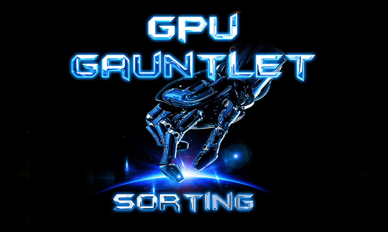 Sortowanie GPU Gauntlet i Xtreme Engine