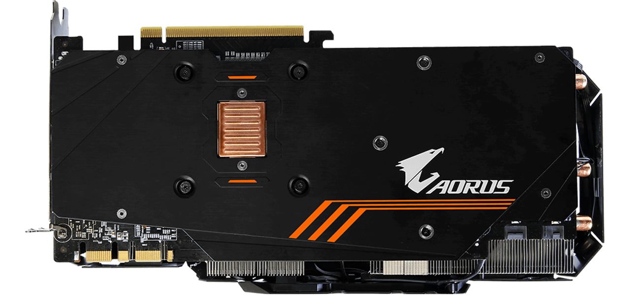 Gigabyte GeForce GTX 1070 Aorus Kompozytowe ciepłowody