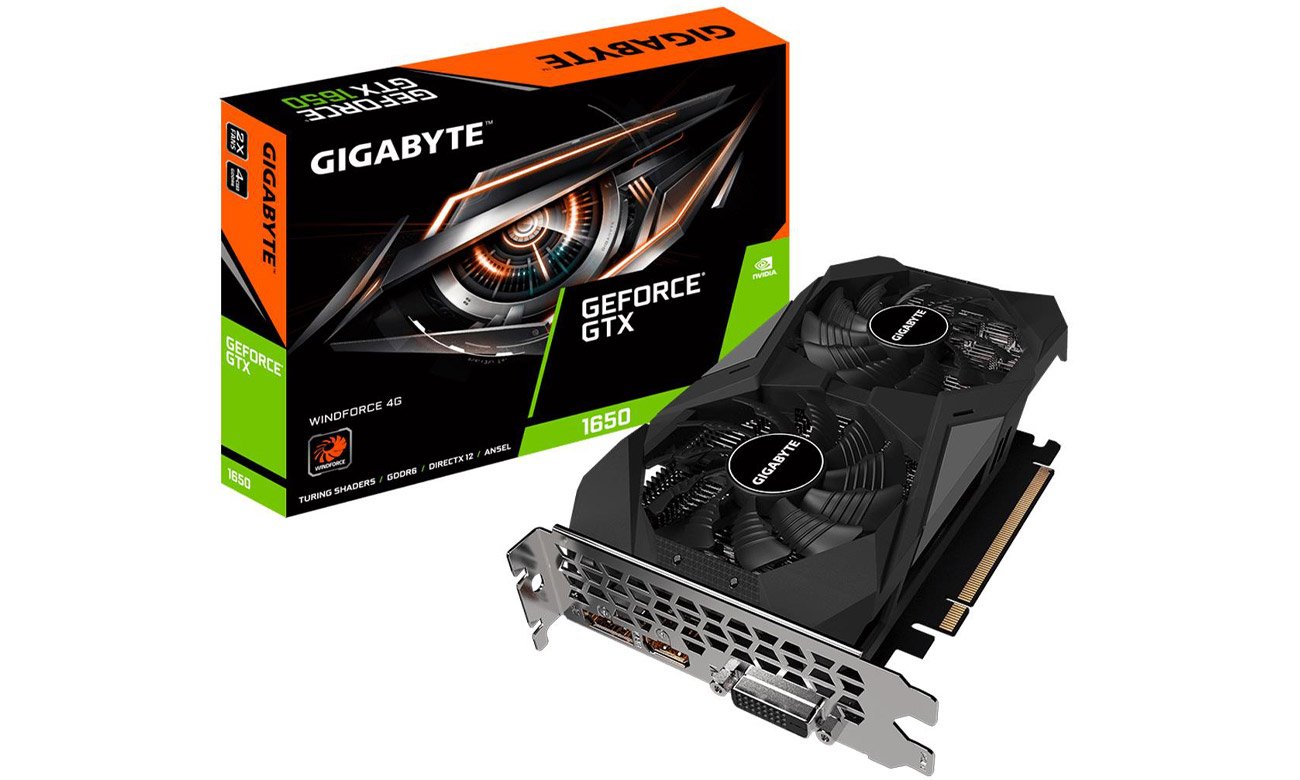 Karta graficzna NVIDIA Gigabyte GeForce GTX 1650 D6 WINDFORCE 4GB