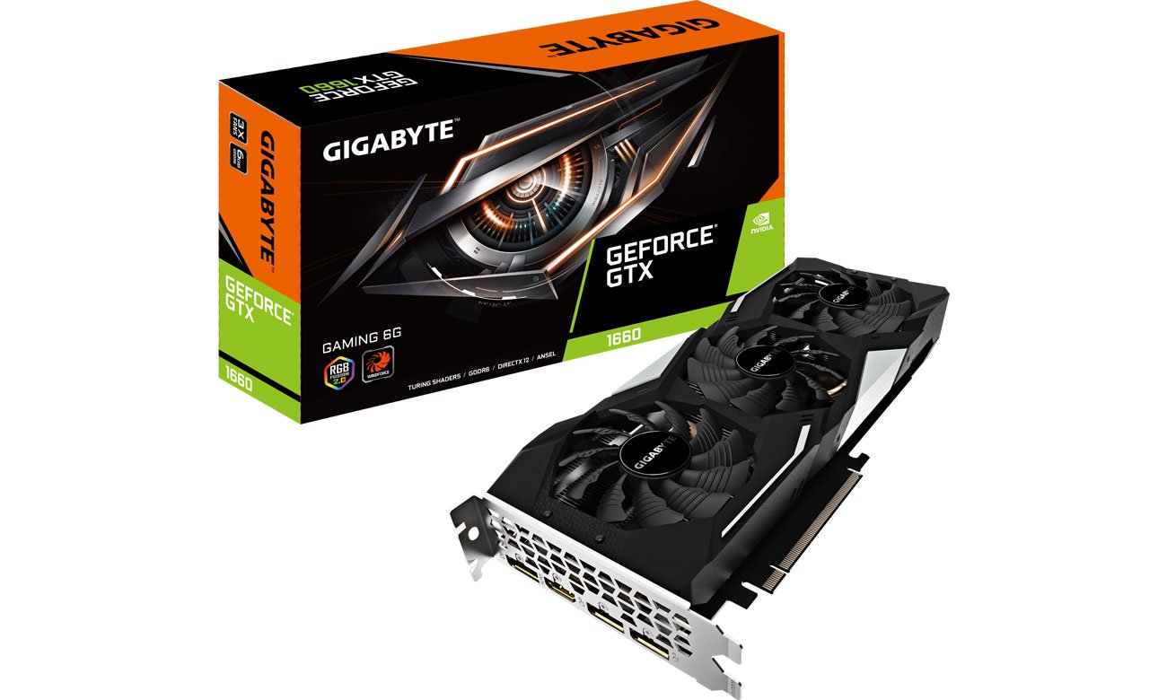 Karta graficzna NVIDIA Gigabyte GeForce GTX 1660 GAMING 6GB GDDR5