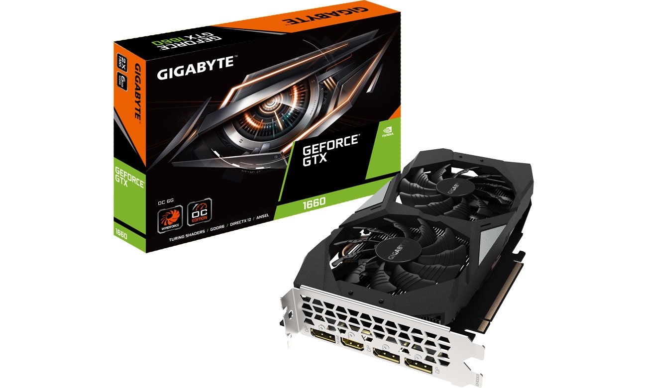 Karta graficzna NVIDIA Gigabyte GeForce GTX 1660 OC 6GB GDDR5