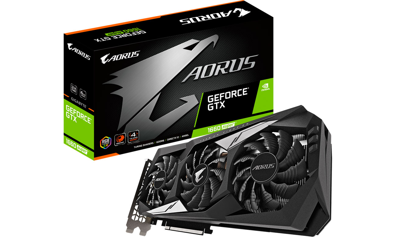 Gigabyte GeForce GTX 1660 SUPER AORUS 6GB GDDR6 GV-N166SAORUS-6GD
