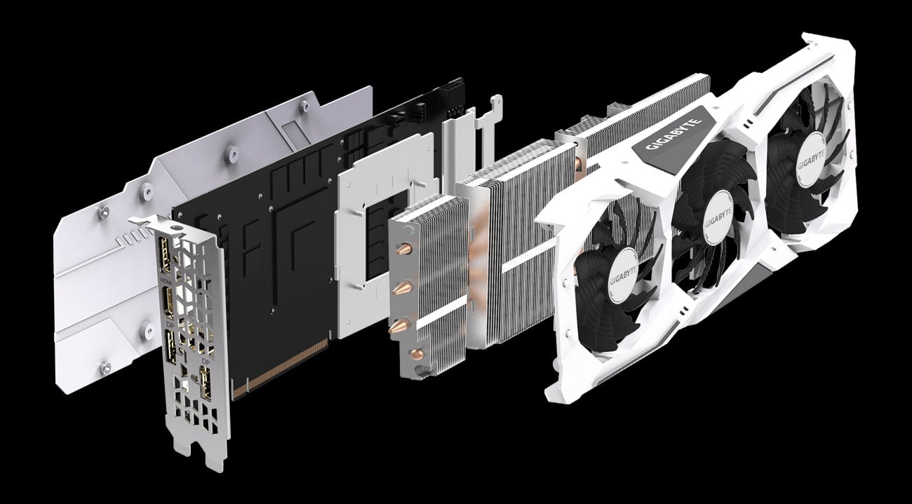 Gigabyte GeForce RTX 2060 GAMING OC PRO WHITE - Chłodzenie