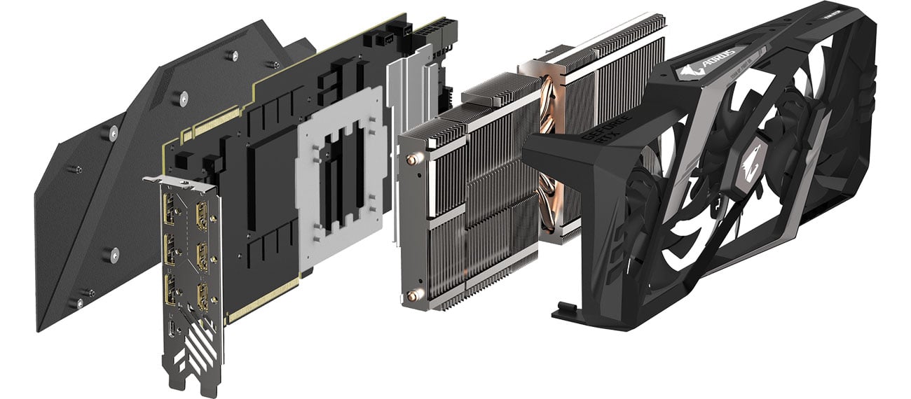 Gigabyte GeForce RTX 2080 AORUS Chłodzenie WINDFORCE