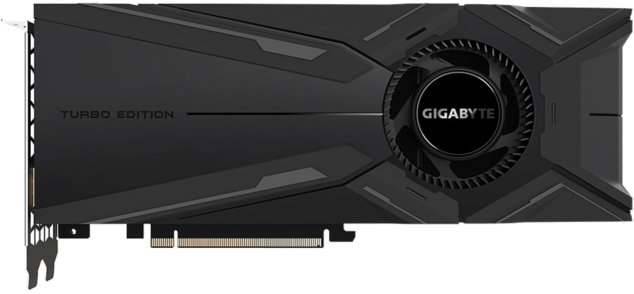 Gigabyte GeForce RTX 2080 Ti Turbo OC Przód i tył, backplate