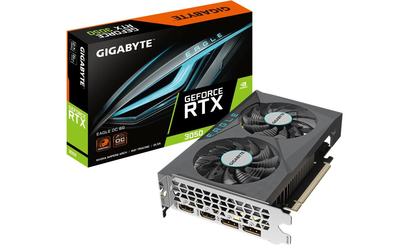 Gigabyte GeForce RTX 3050 Eagle OC 6GB GDDR6 GV-N3050EAGLE OC-6GD