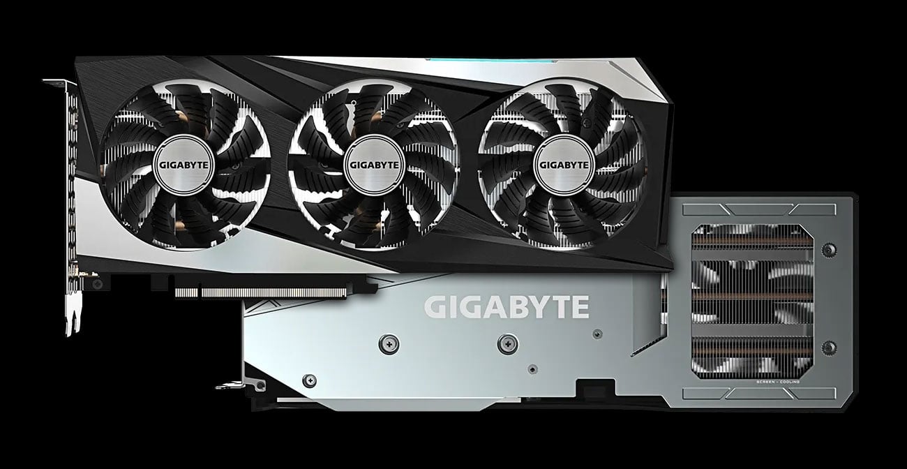 Gigabyte GeForce RTX 3060 Ti GAMING OC LHR Chłodzenie