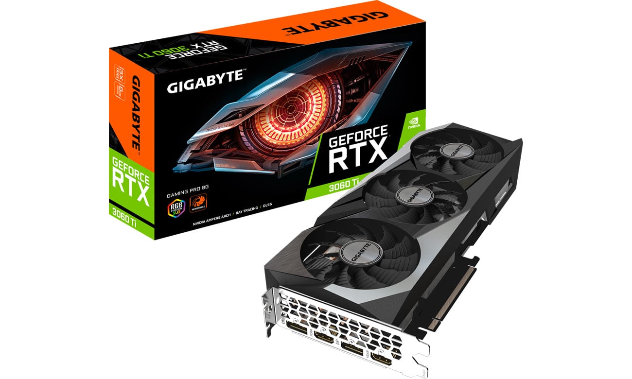 Karta graficzna NVIDIA Gigabyte GeForce RTX 3060 Ti Gaming Pro 8GB GDDR6 GV-N306TGAMING PRO-8GD