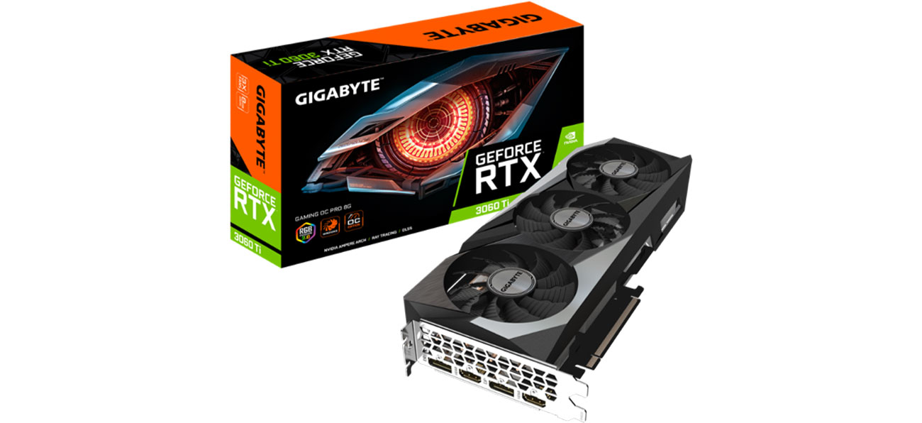 Karta graficzna NVIDIA Gigabyte GeForce RTX 3060 Ti Gaming OC PRO 8GB GDDR6 GV-N306TGAMINGOC PRO-8GD