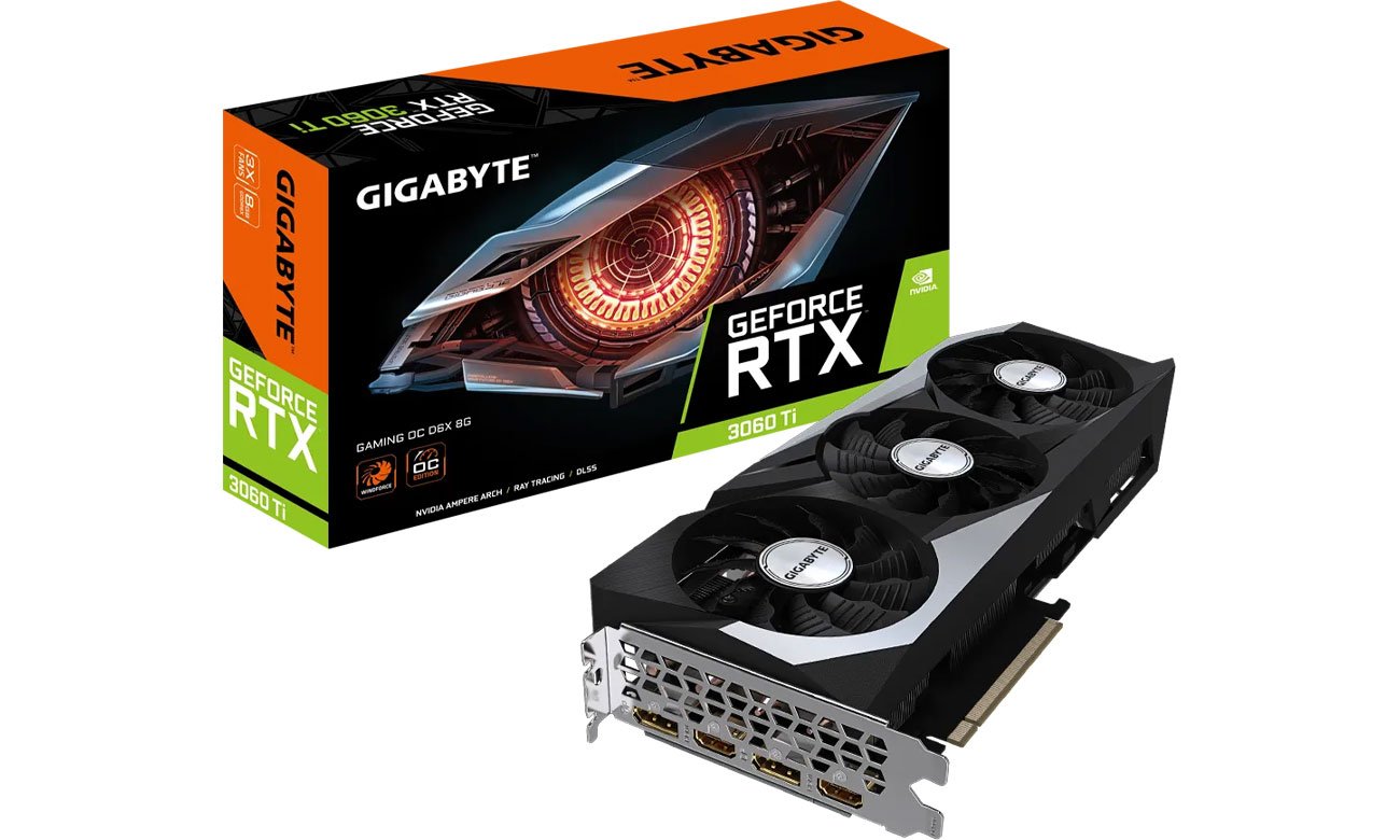 Gigabyte GeForce RTX 3060 Ti GAMING OC 8 ГБ GDDR6X