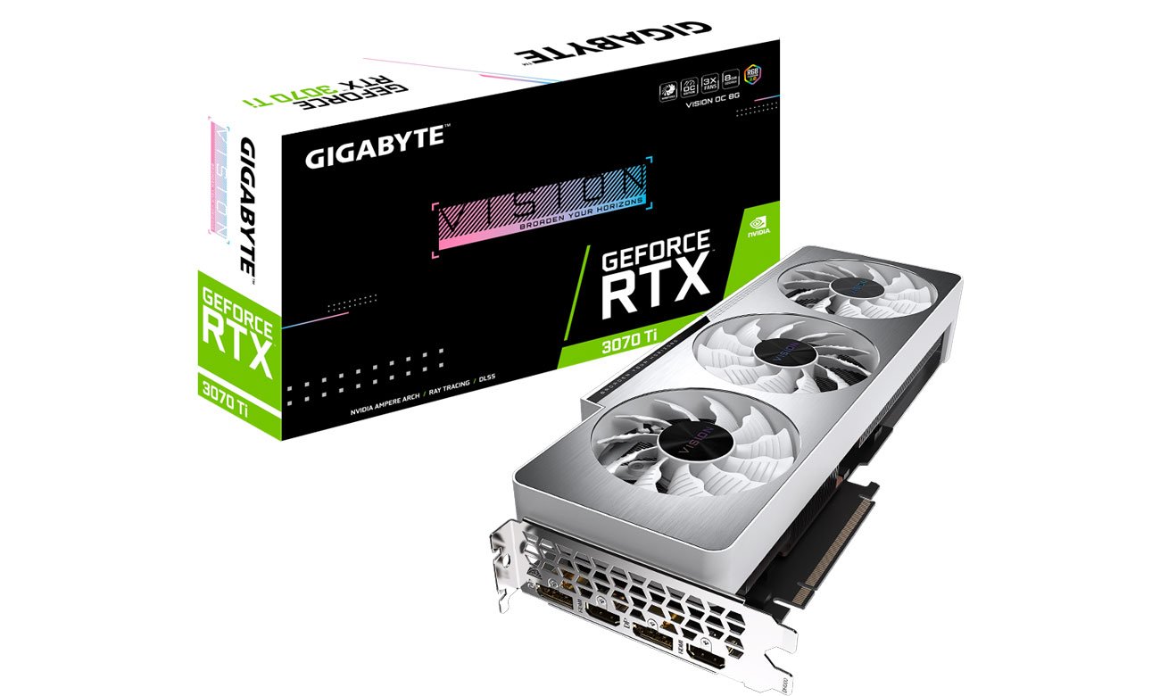 Gigabyte GeForce RTX 3070 Ti VISION OC 8GD GDDRX6 GV-N307TVISION OC-8GD