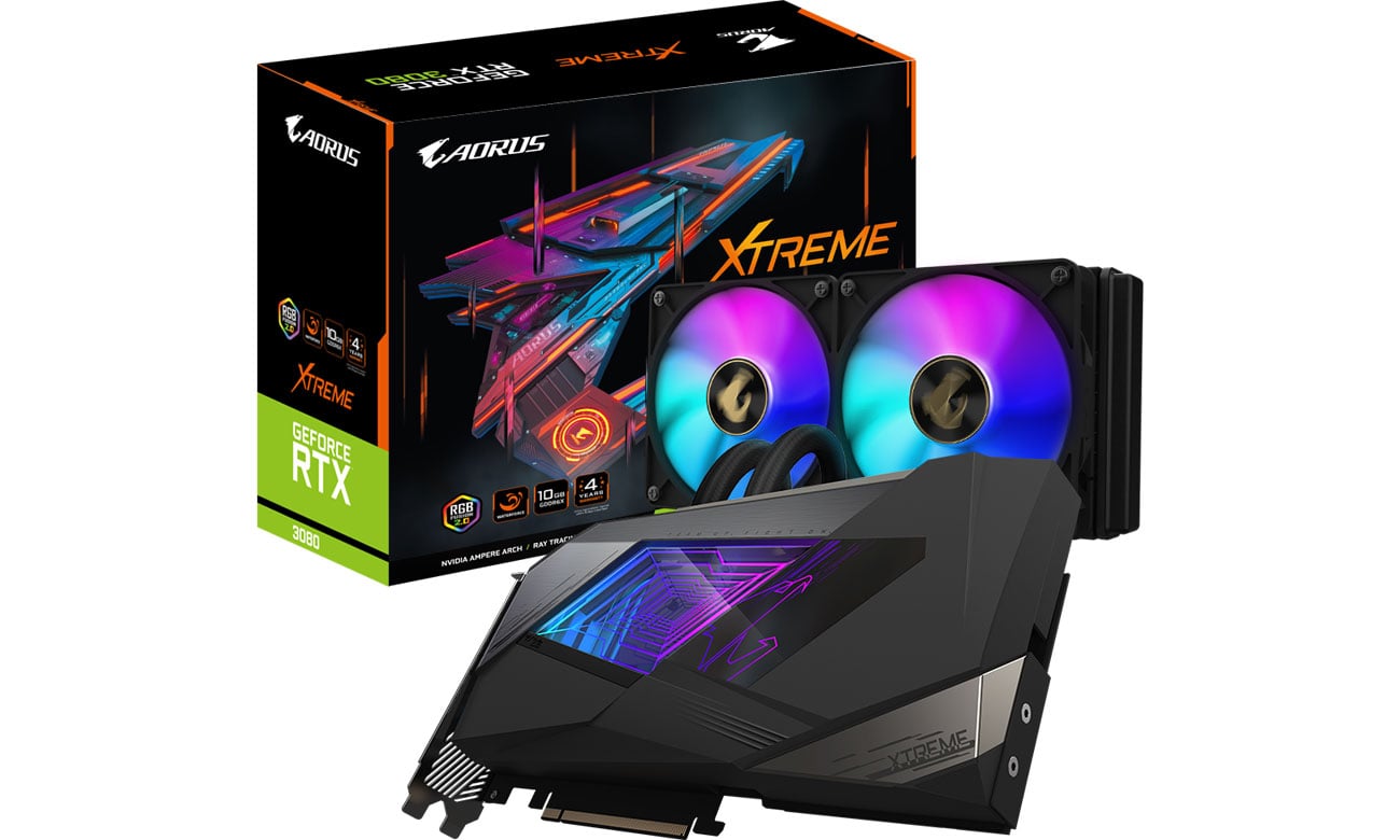 Karta graficzna NVIDIA Gigabyte GeForce RTX 3080 AORUS XTREME WF 10GB GDDR6X GV-N3080AORUSX W-10GD