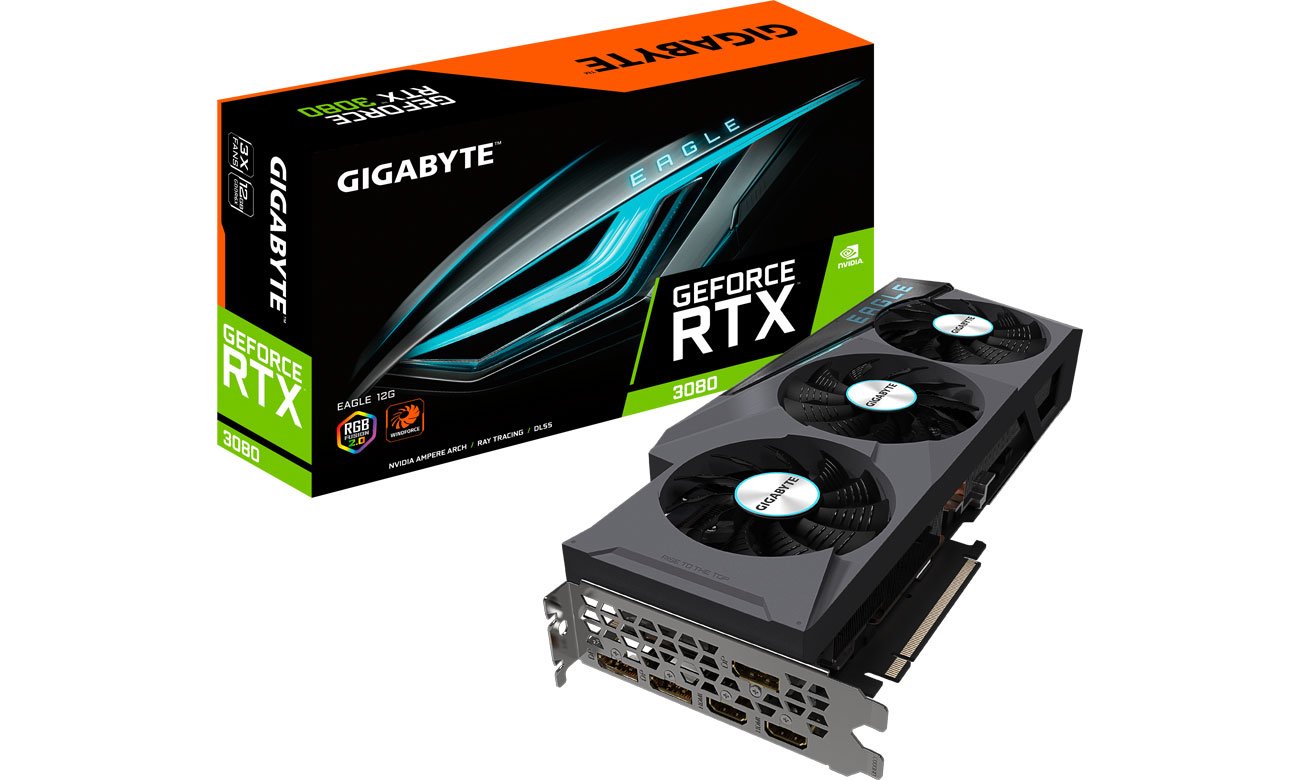 Gigabyte GeForce RTX 3080 EAGLE 12GB GDDR6X GV-N3080EAGLE-12GD