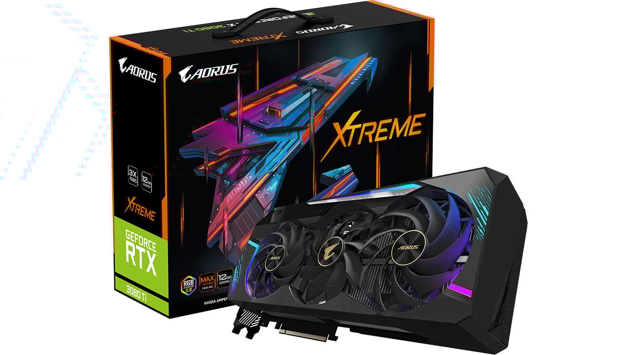 Gigabyte GeForce RTX 3080 Ti AORUS XTREME LHR 12GB GDDR6X - Karty