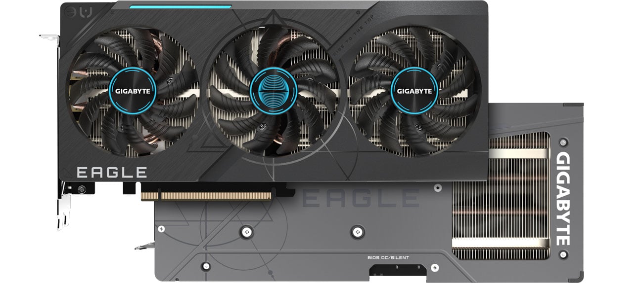Охолодження Gigabyte GeForce RTX 4070 SUPER EAGLE OC