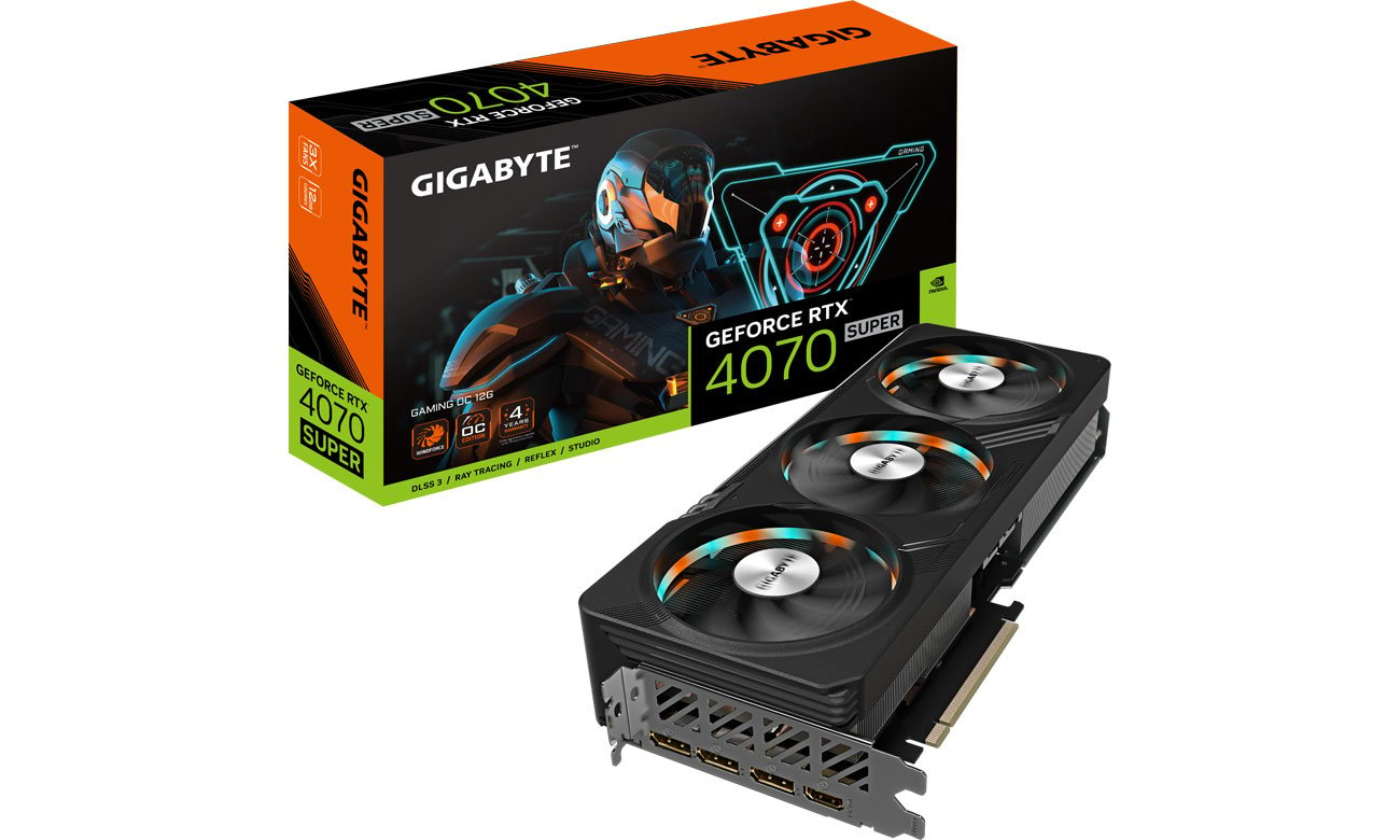 Gigabyte GeForce RTX 4070 SUPER GAMING OC 12 ГБ GDDR6X