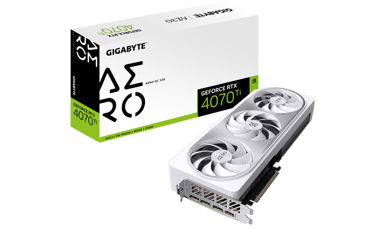 Gigabyte GeForce RTX 4070 Ti AERO OC 12 ГБ GDDR6X