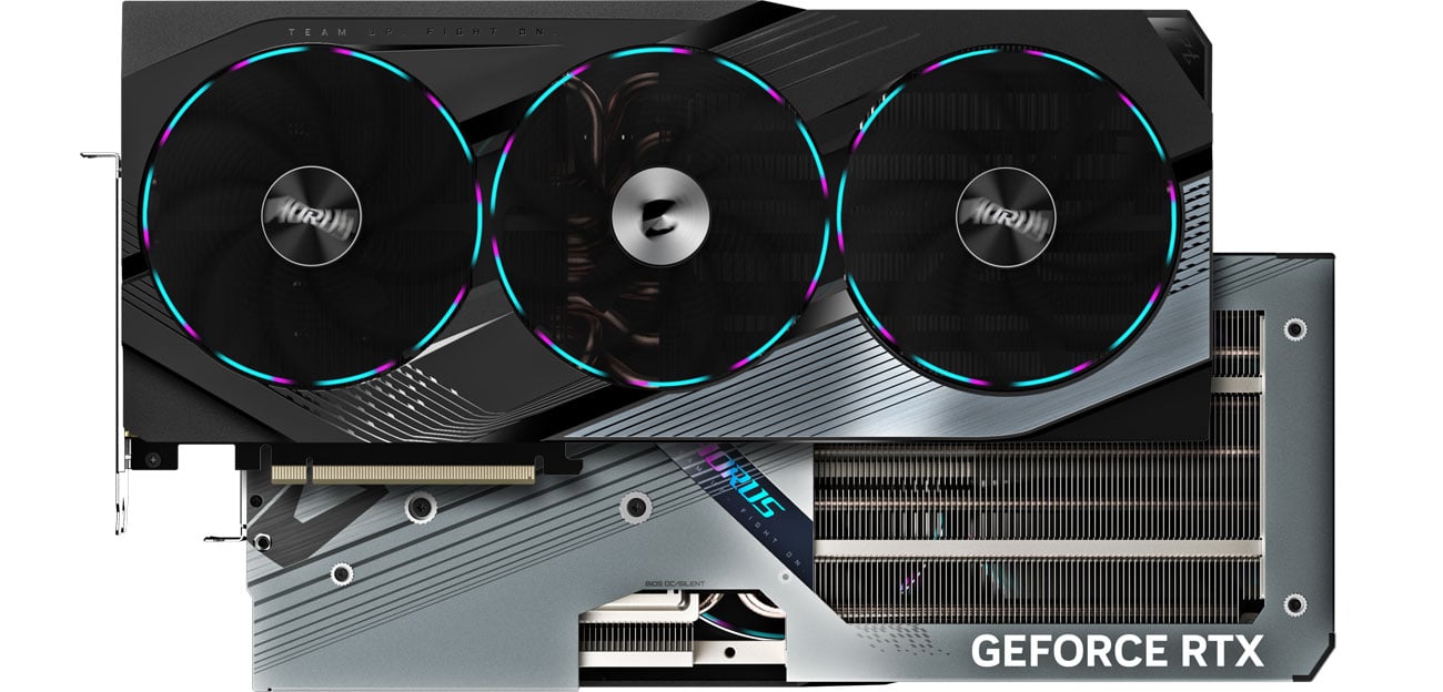 Охолодження Gigabyte GeForce RTX 4070 Ti SUPER AORUS MASTER