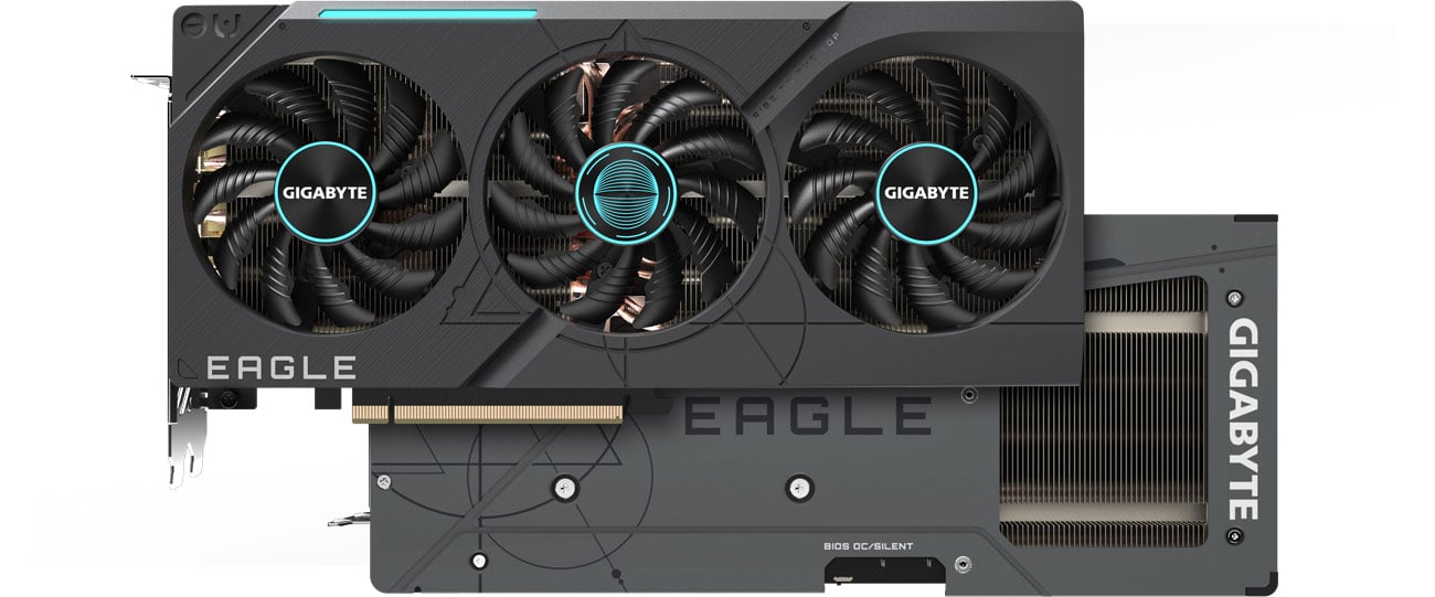 Охолодження Gigabyte GeForce RTX 4070 Ti SUPER EAGLE OC