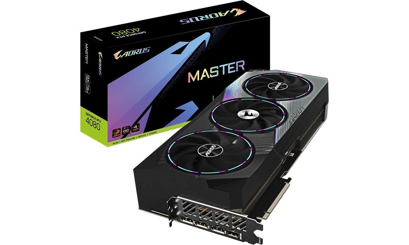 Gigabyte GeForce RTX 4080 AORUS MASTER 16GB GDDRX6