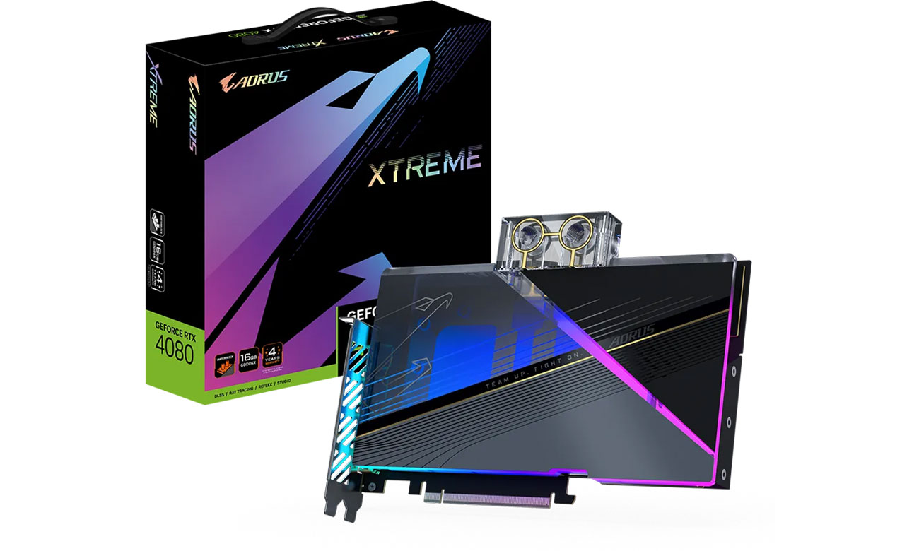 Gigabyte GeForce RTX 4080 AORUS XTREME WATERFORCE WB 16GB GDDRX6