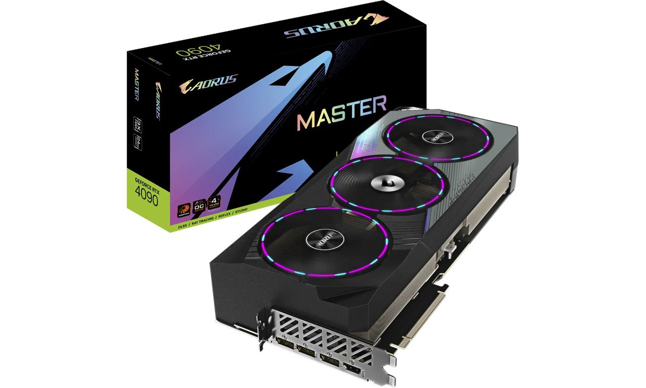 Gigabyte GeForce RTX 4090 Aorus MASTER 24GB GDDR6X GV-N4090AORUS M-24GD