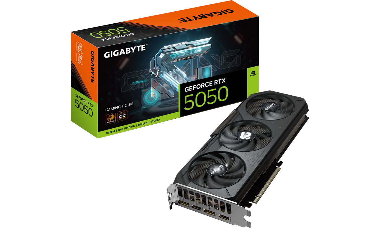 Gigabyte GeForce RTX 5050 Gaming OC 8 GB GDDR6 DLSS4