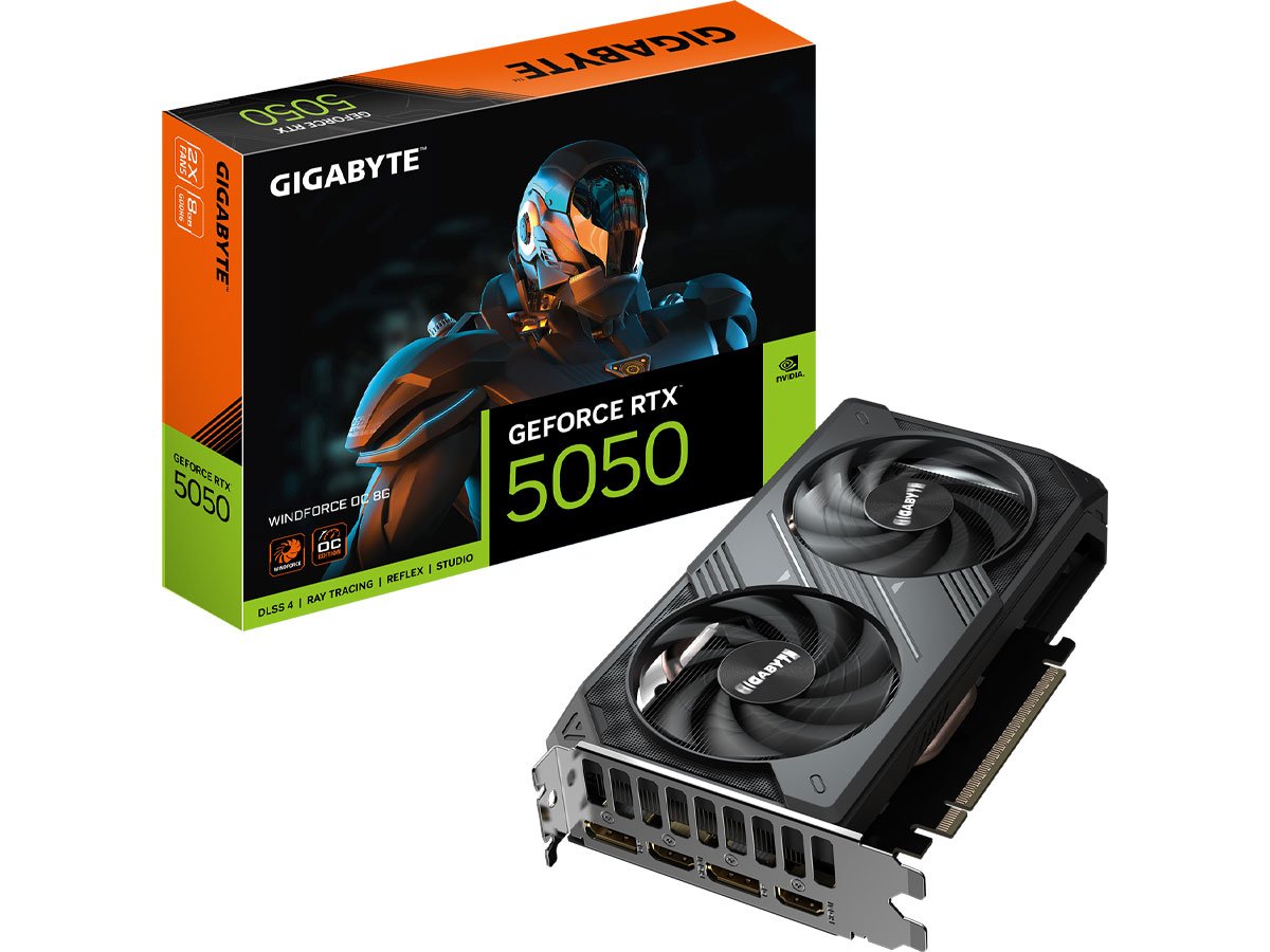 Gigabyte GeForce RTX 5050 Windforce OC 8 GB GDDR6 DLSS4