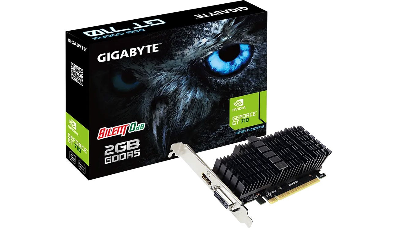 Karta graficzna NVIDIA Gigabyte GeForce GT 710 2GB DDR5 GV-N710D5SL-2GL