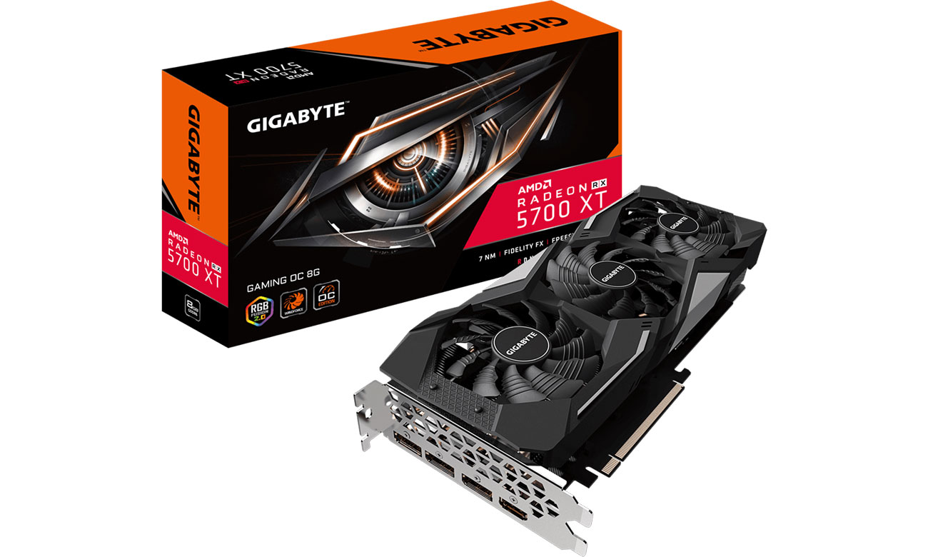 Karta graficzna AMD Gigabyte Radeon RX 5700 XT Gaming OC 8GB GDDR6 GV-R57XTGAMING OC-8GD