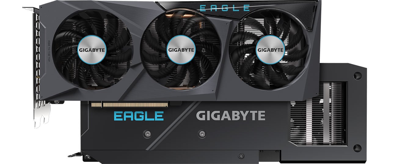 Gigabyte Radeon RX 6650 XT EAGLE chłodzenie