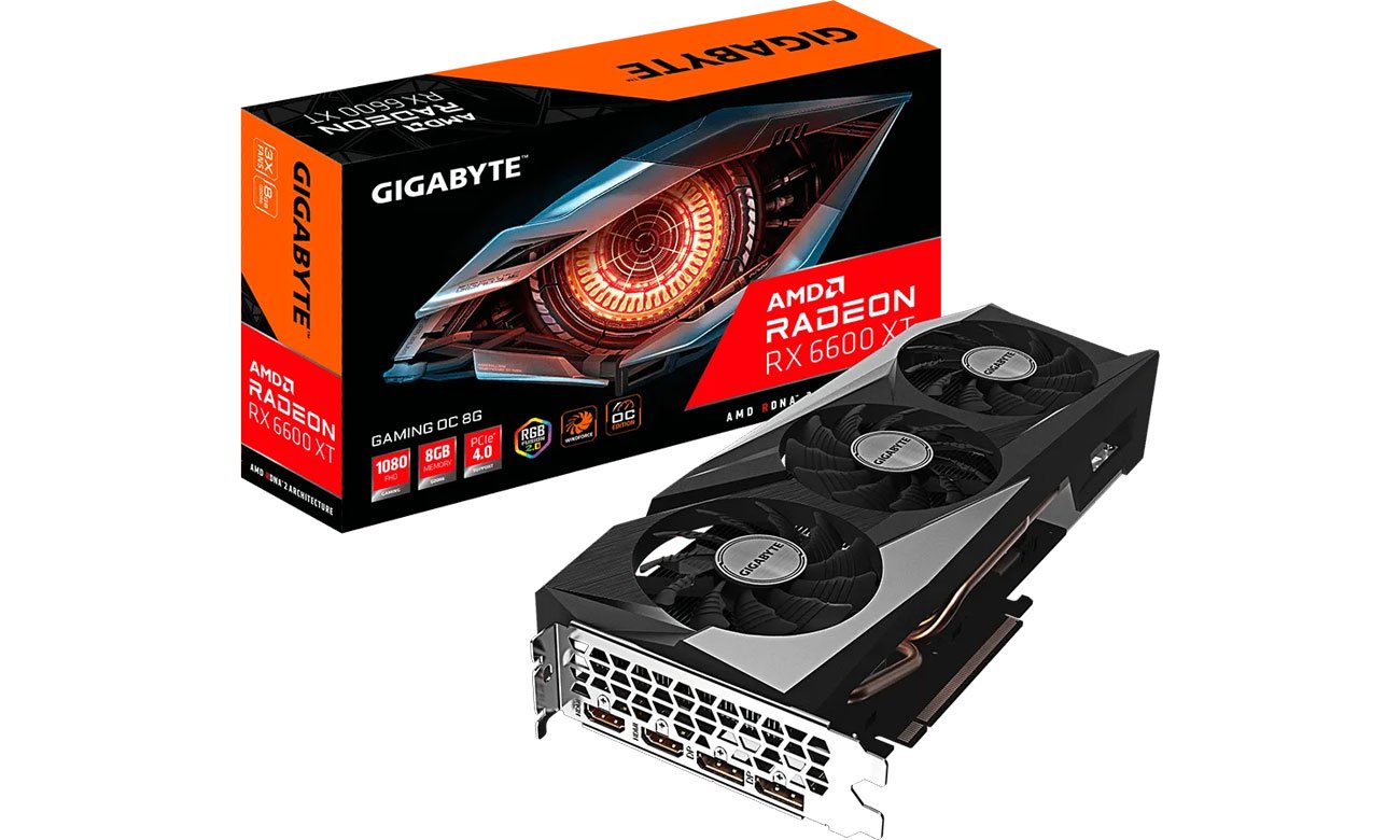 Gigabyte Radeon RX 6600 XT GAMING OC 8GB GDDR6
