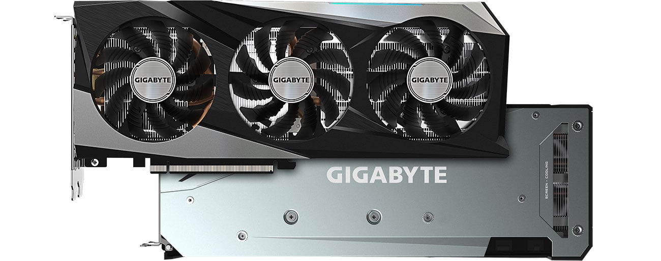 Gigabyte Radeon RX 6750 XT GAMING OC chłodzenie