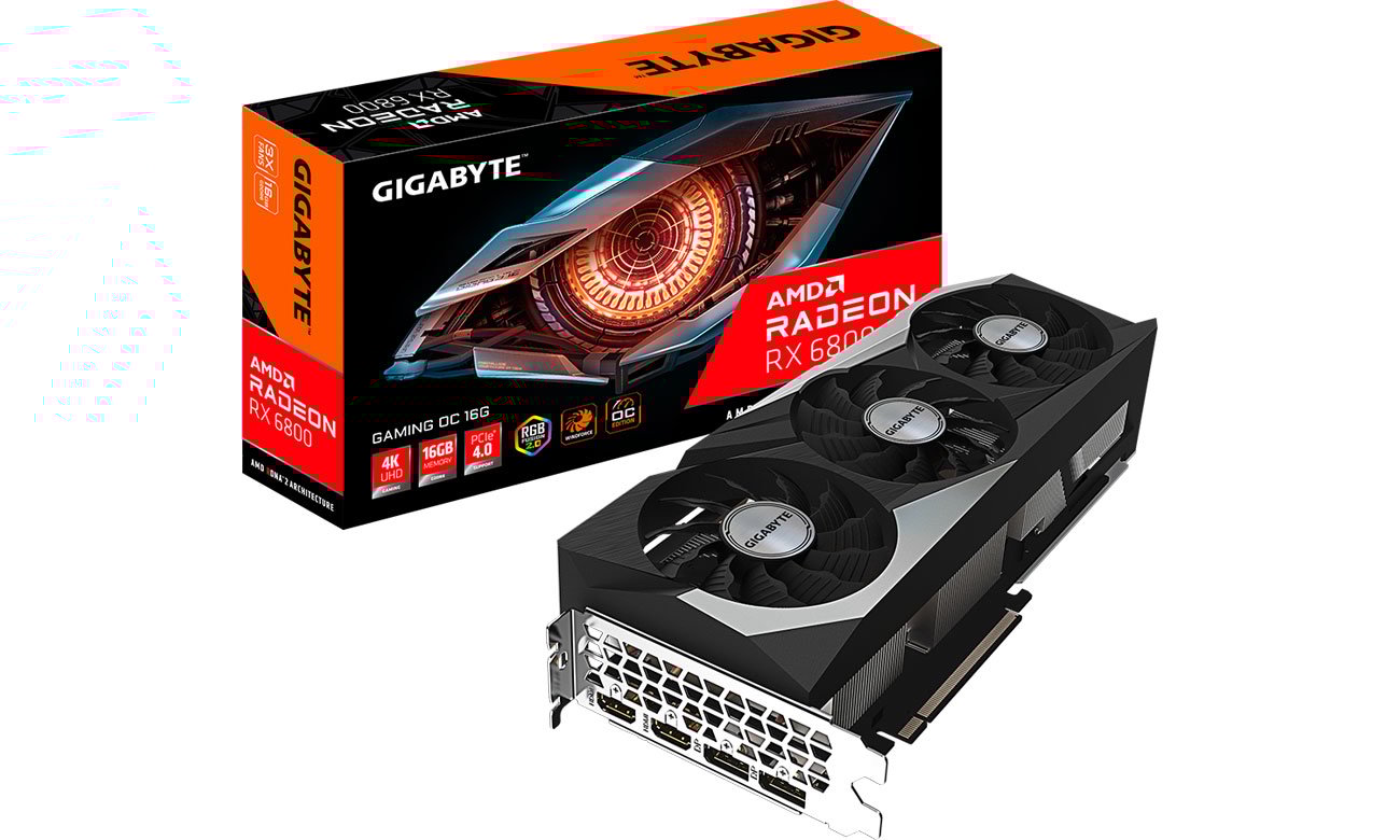 Karta graficzna AMD Gigabyte Radeon RX 6800 GAMING OC 16GB GDDR6 GV-R68GAMING OC-16GD