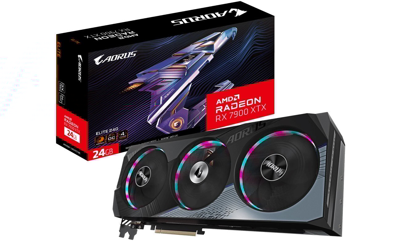 Gigabyte Radeon RX 7900 XTX AORUS ELITE 24 GB GDDR6 GV-R79XTXAORUS E-24GD