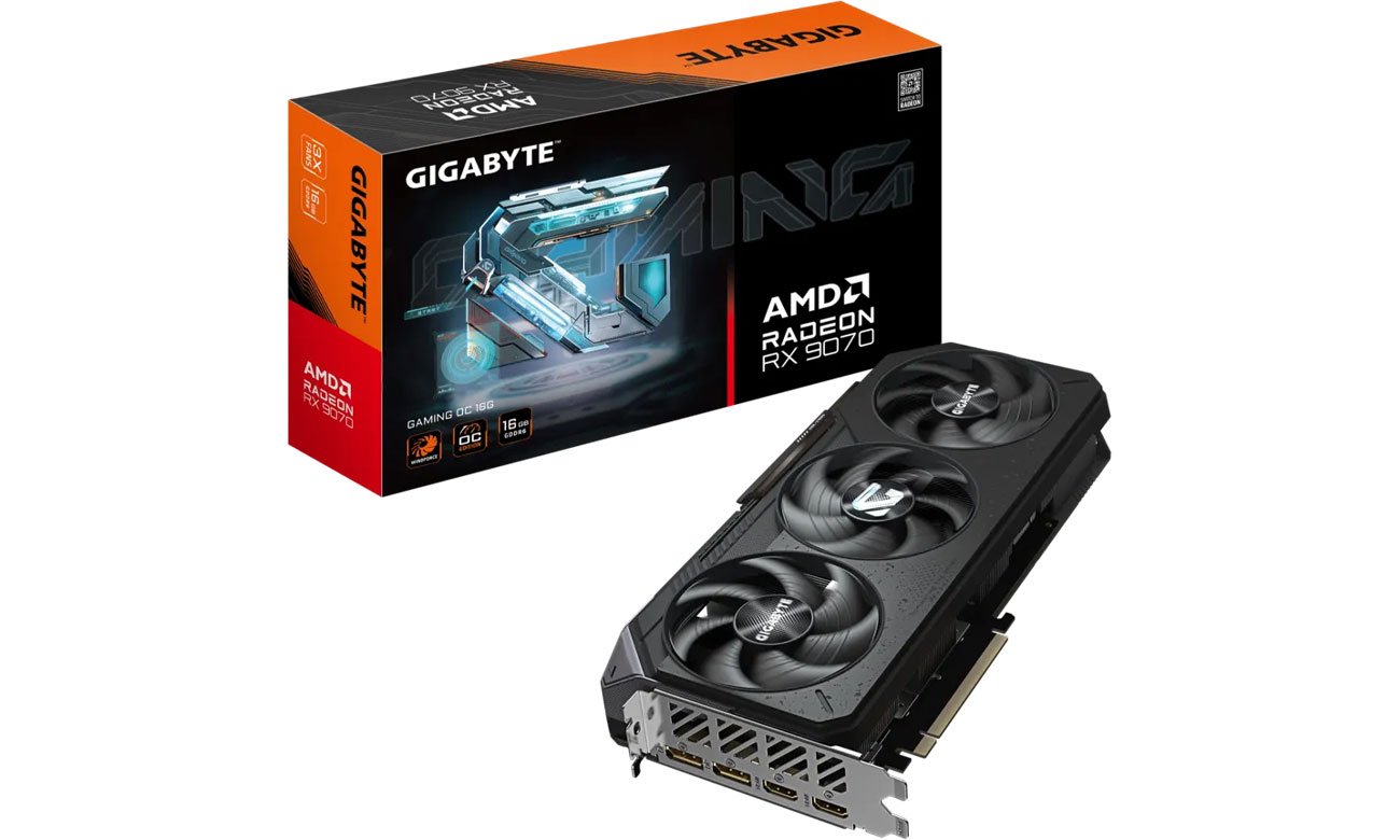 Gigabyte Radeon RX 9070 Gaming OC 16 GB GDDR6