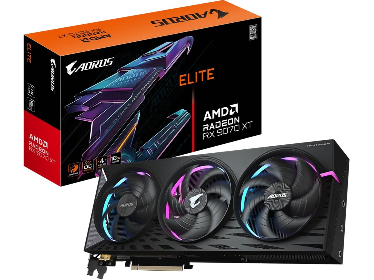 Gigabyte Radeon RX 9070 XT AORUS Elite 16 GB GDDR6