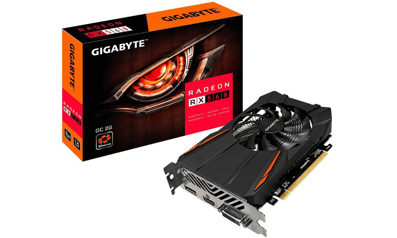 Gigabyte Radeon RX 560 OC 2GB GDDR5 - Karty graficzne AMD - Sklep ...