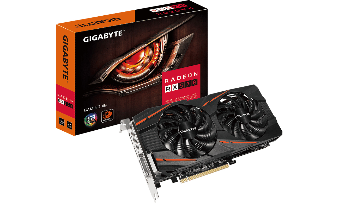 Karta graficzna Gigabyte GV-RX570GAMING-4GD