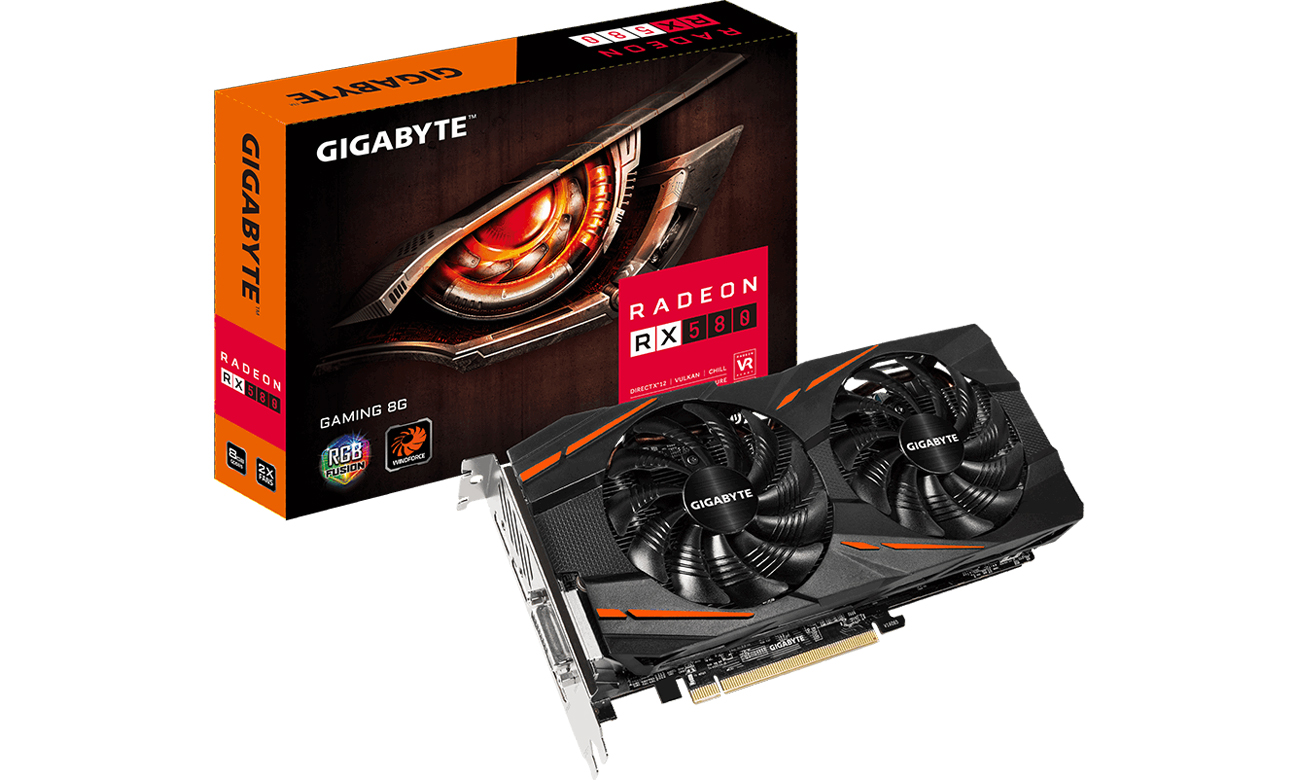 Karta graficzna Gigabyte Radeon RX 580 GAMING 8GB GDDR5