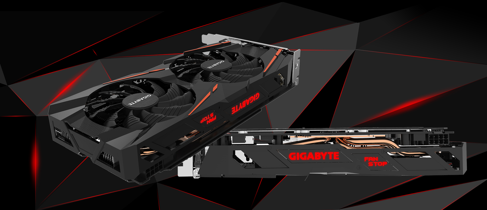 Gigabyte Radeon RX 580 GAMING 8GB GDDR5 podświetlenie LED