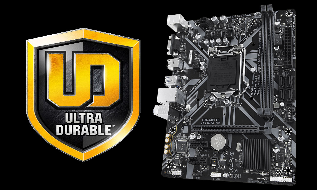 Gigabyte H310M S2 Bezpieczeństwo